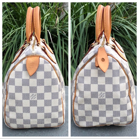 🚫SOLD🚫Auth. Louis Vuitton Speedy 25 Damier Azur - Picture 3 of 8